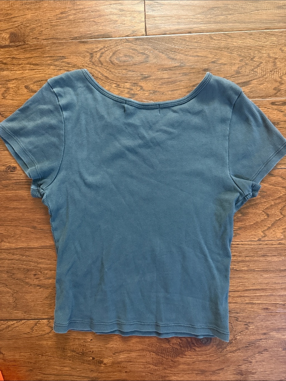 Daydreamer Gray Ribbed Tarot Graphic Short Sleeve Tee - Picture 2 of 4